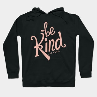 Be Kind Of A Bitch Funny Sarcastic Quote Hoodie